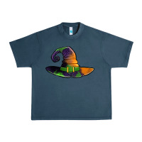 Midnight Navy Purple leopard witch hat Urban Heavy Tee - Jasminsmagicworld