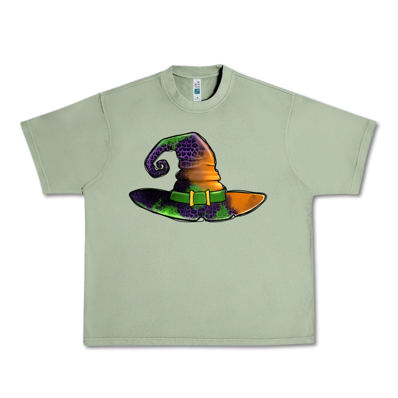Purple Leopard Witch Hat Urban Heavy Tee by Jasminsmagicworld | Teevron