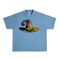 Pebble Blue Purple leopard witch hat Urban Heavy Tee - Jasminsmagicworld