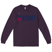 Plum uswnt champion Long Sleeve Tee - linhVisuals