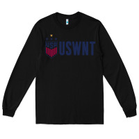 Black uswnt champion Long Sleeve Tee - linhVisuals