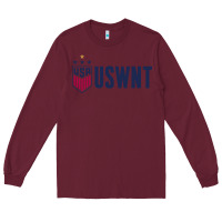 Burgundy uswnt champion Long Sleeve Tee - linhVisuals