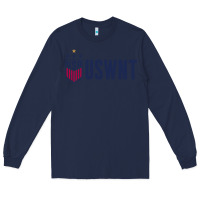 Navy uswnt champion Long Sleeve Tee - linhVisuals