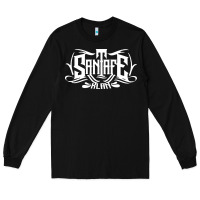 Black santa fe klan merch santa  , Long Sleeve Tee - linhVisuals