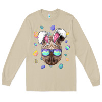 Mushroom rhino easter bunny ears funny easter eggs hunting sweatshirt Long Sleeve Tee - linhVisuals