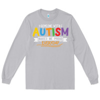 Moon Dust someone with autism makes me proud Long Sleeve Tee - linhVisuals