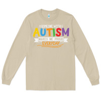 Mushroom someone with autism makes me proud Long Sleeve Tee - linhVisuals