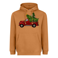 Meerkat Christmas Trees With Truck Heavyweight Hoodie - RanaPortraitStore