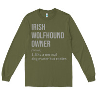 Army Green irish wolfhound dog funny classic Long Sleeve Tee - linhVisuals