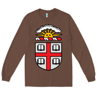Chestnut brown university coat of arms Long Sleeve Tee - linhVisuals