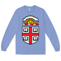Colony Blue brown university coat of arms Long Sleeve Tee - linhVisuals