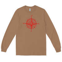Toasted Coconut compass Long Sleeve Tee - linhVisuals