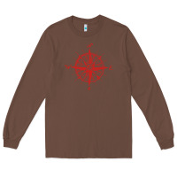 Chestnut compass Long Sleeve Tee - linhVisuals