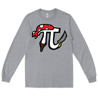 Heather Grey pi pirate Long Sleeve Tee - linhVisuals
