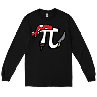 Black pi pirate Long Sleeve Tee - linhVisuals