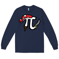 Navy pi pirate Long Sleeve Tee - linhVisuals