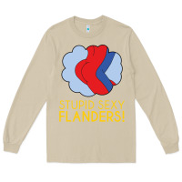Mushroom stupid sexy flanders! Long Sleeve Tee - linhVisuals