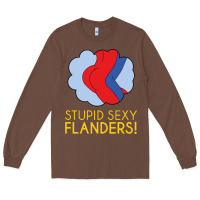 Chestnut stupid sexy flanders! Long Sleeve Tee - linhVisuals