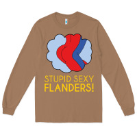 Toasted Coconut stupid sexy flanders! Long Sleeve Tee - linhVisuals
