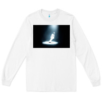White Michael Jackson Long Sleeve Tee - linhVisuals