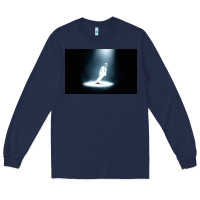 Navy Michael Jackson Long Sleeve Tee - linhVisuals