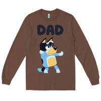 Chestnut Bluey Dad Long Sleeve Tee - linhVisuals