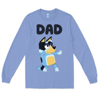 Colony Blue Bluey Dad Long Sleeve Tee - linhVisuals