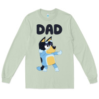 Matcha Bluey Dad Long Sleeve Tee - linhVisuals