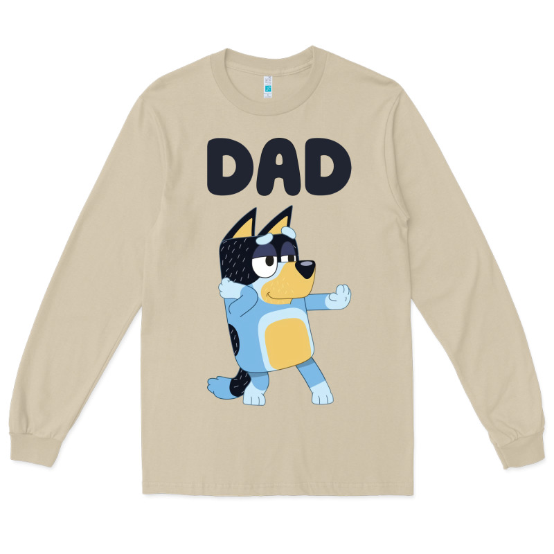 Bluey Dad Long Sleeve Tee by linhVisuals | Teevron