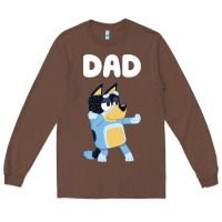 Chestnut Bluey Dad Long Sleeve Tee - linhVisuals