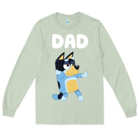 Matcha Bluey Dad Long Sleeve Tee - linhVisuals