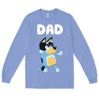 Colony Blue Bluey Dad Long Sleeve Tee - linhVisuals