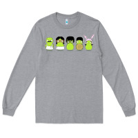 Heather Grey newbobs burgers Long Sleeve Tee - linhVisuals