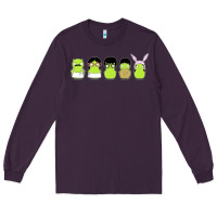 Plum newbobs burgers Long Sleeve Tee - linhVisuals