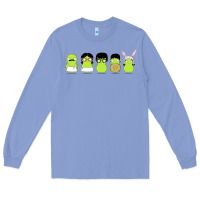 Colony Blue newbobs burgers Long Sleeve Tee - linhVisuals