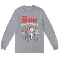 Heather Grey newbone thugs n harmony Long Sleeve Tee - linhVisuals