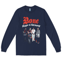Navy newbone thugs n harmony Long Sleeve Tee - linhVisuals