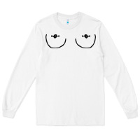 White newboobs piercings Long Sleeve Tee - linhVisuals