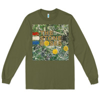 Army Green the stone roses Long Sleeve Tee - linhVisuals