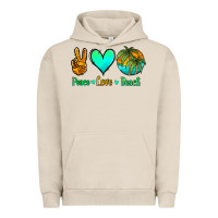 Pigment French Oak peace love beach Urban Hoodie - Jasminsmagicworld