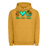 Pigment Peanut Butter peace love beach Urban Hoodie - Jasminsmagicworld
