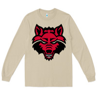 Mushroom DEVIL - RED WOLVES FOOTBALL SOCCER STATE MEN Long Sleeve Tee - linhVisuals