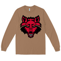 Toasted Coconut DEVIL - RED WOLVES FOOTBALL SOCCER STATE MEN Long Sleeve Tee - linhVisuals