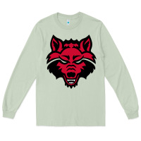 Matcha DEVIL - RED WOLVES FOOTBALL SOCCER STATE MEN Long Sleeve Tee - linhVisuals