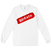 White update Long Sleeve Tee - linhVisuals
