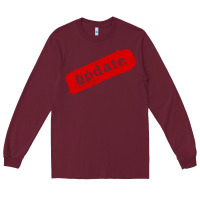 Burgundy update Long Sleeve Tee - linhVisuals