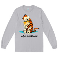 Moon Dust newcalvin and hobbes [tyellow] Long Sleeve Tee - linhVisuals