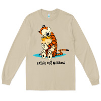 Mushroom newcalvin and hobbes [tyellow] Long Sleeve Tee - linhVisuals