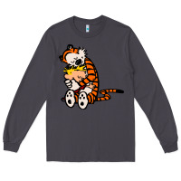 Smoke newcalvin and hobbes 04 Long Sleeve Tee - linhVisuals