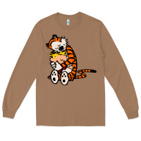 Toasted Coconut newcalvin and hobbes 04 Long Sleeve Tee - linhVisuals